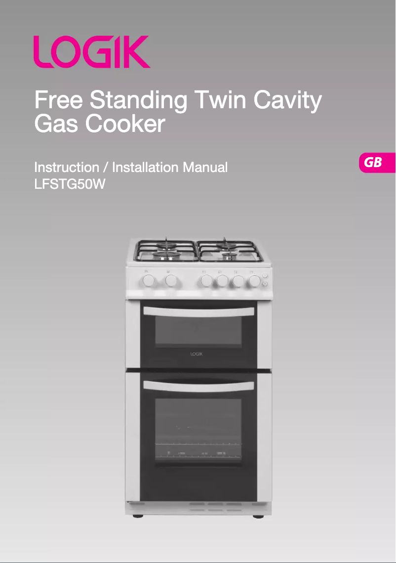 Imagen de la primera página del manual del dispositivo LFSTG50W