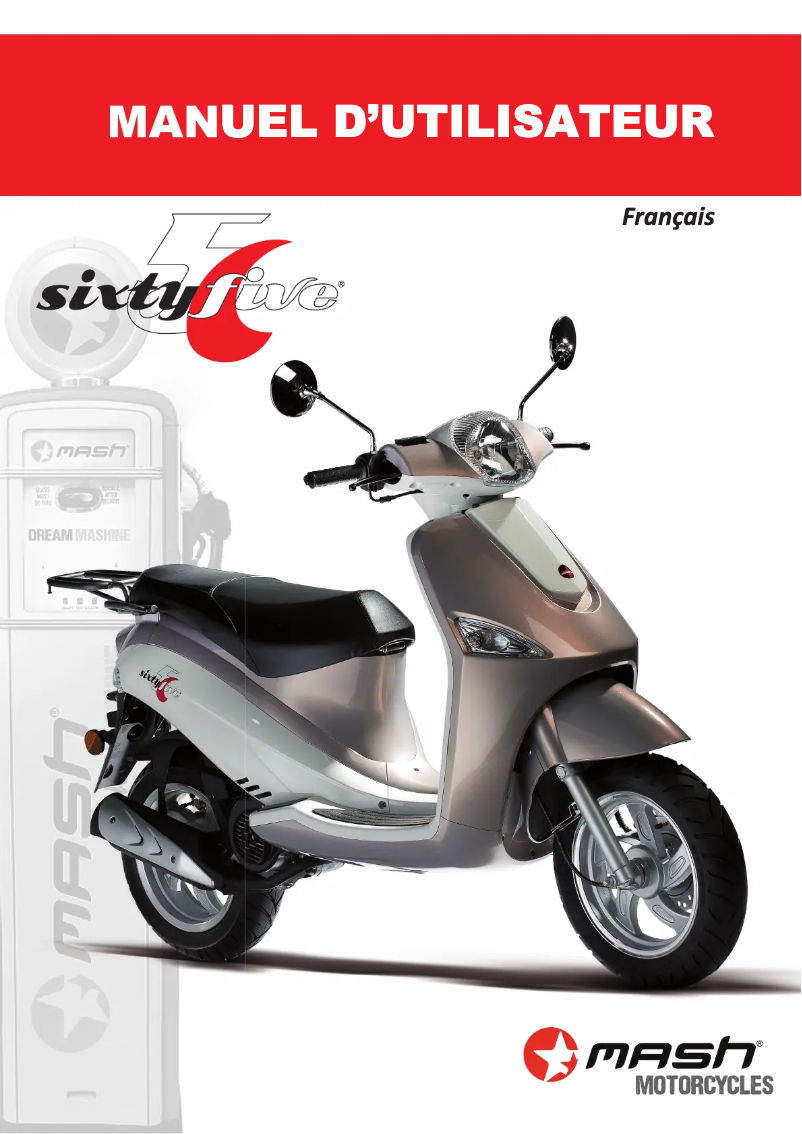 Imagen de la primera página del manual del dispositivo Sixty Five 125cc (2013)