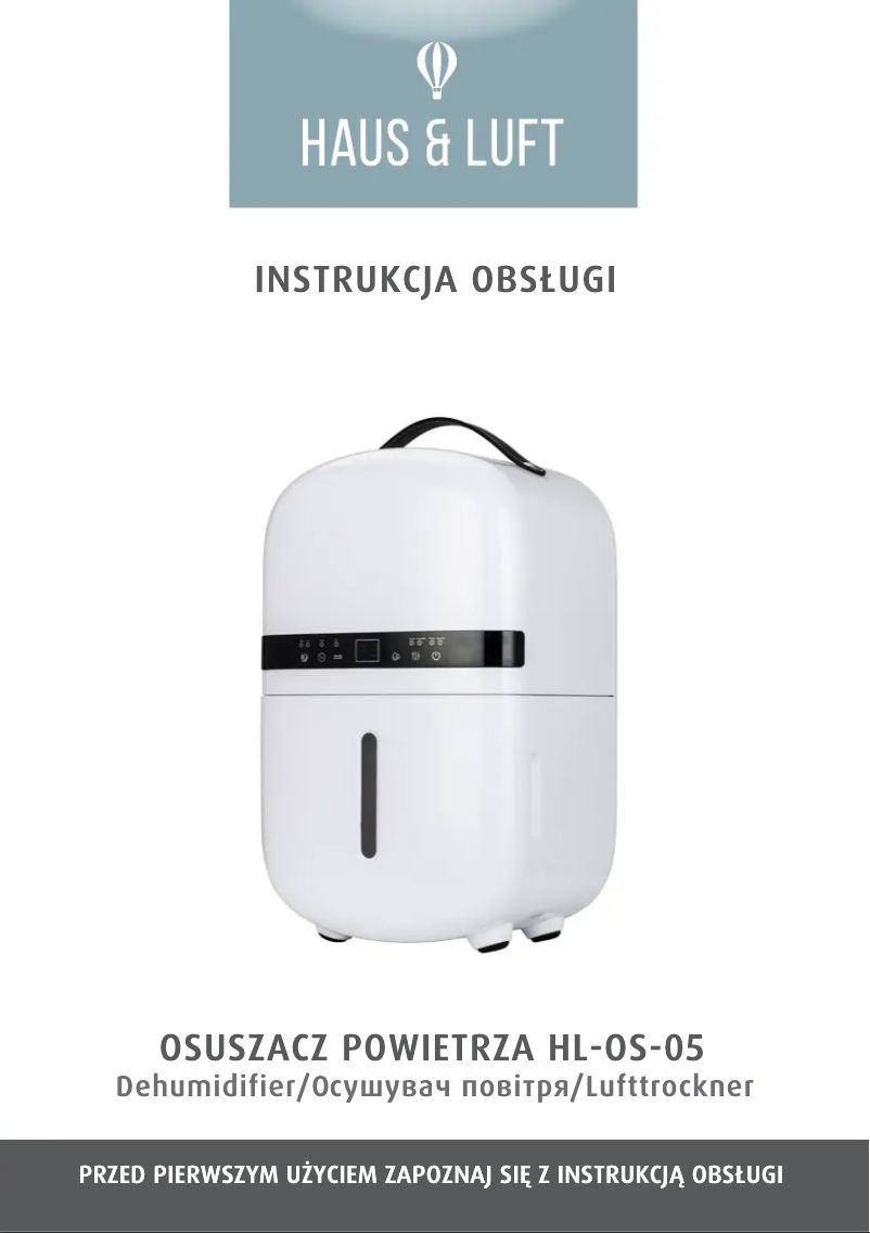 Imagen de la primera página del manual del dispositivo HL-OS-05