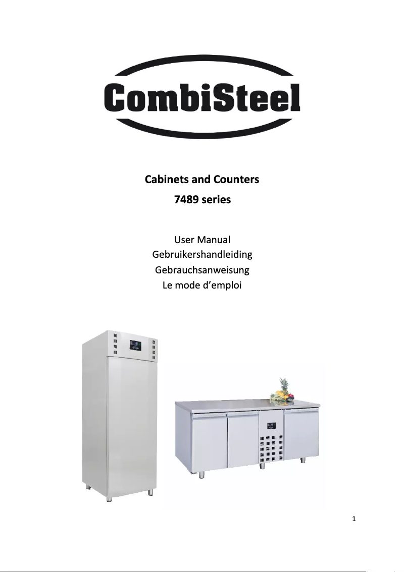 Página 1 del manual Manual de usuario CombiSteel 7489.5060