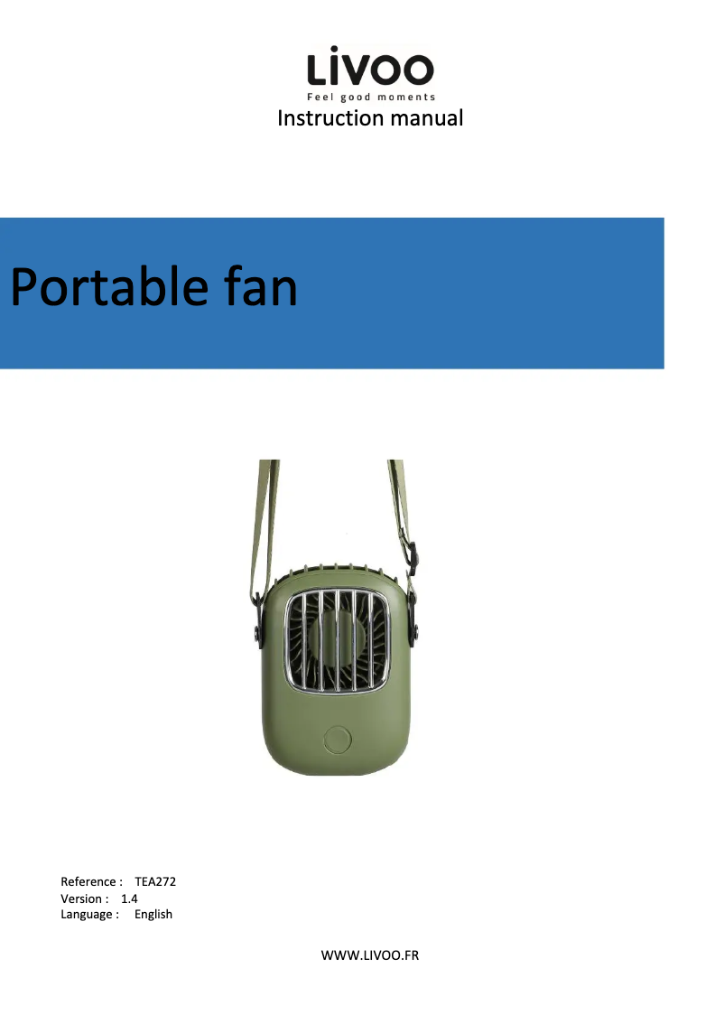 Imagen de la primera página del manual del dispositivo TEA272