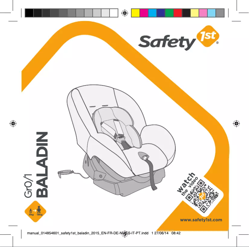 Página nº 1 - Manual de usuario Safety 1st Baladin