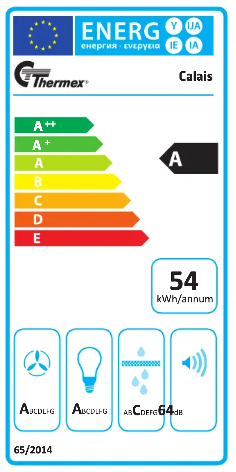 Imagen de la primera página del manual del dispositivo Calais