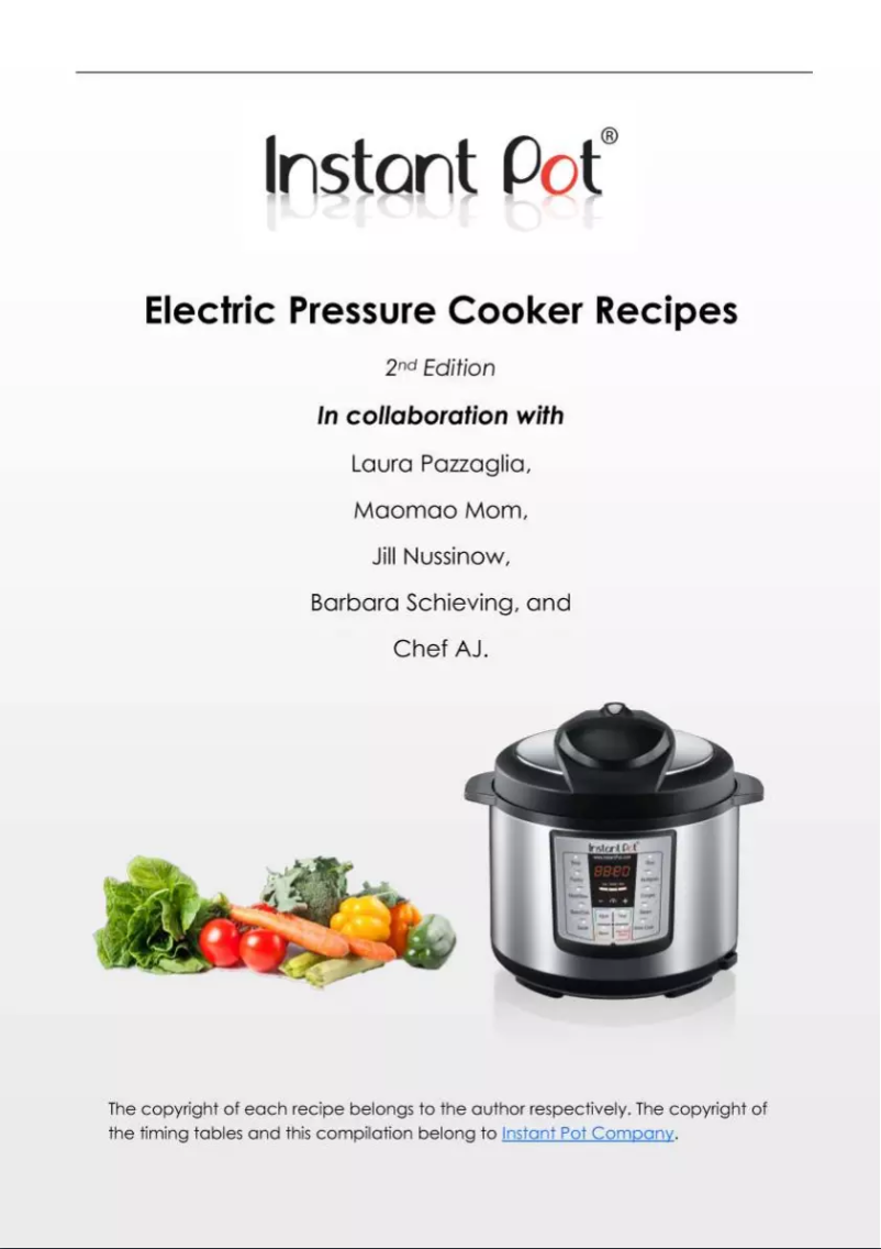 Página nº 1 - Manual de usuario Instant Pot IP-LUX60