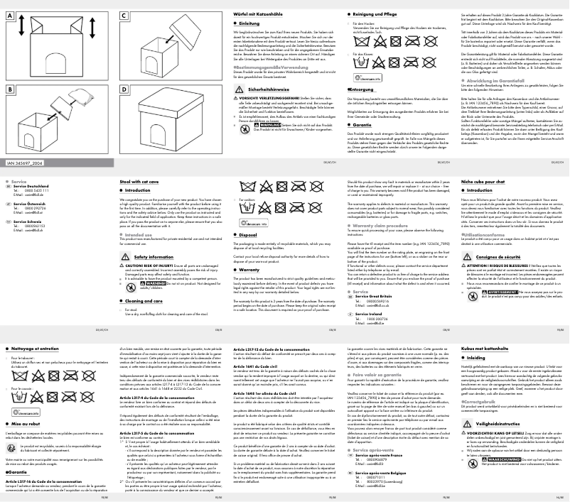 Imagen de la primera página del manual del dispositivo IAN 345697