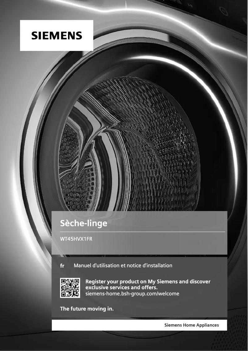 Imagen de la primera página del manual del dispositivo iQ300 WT45HVX1FR