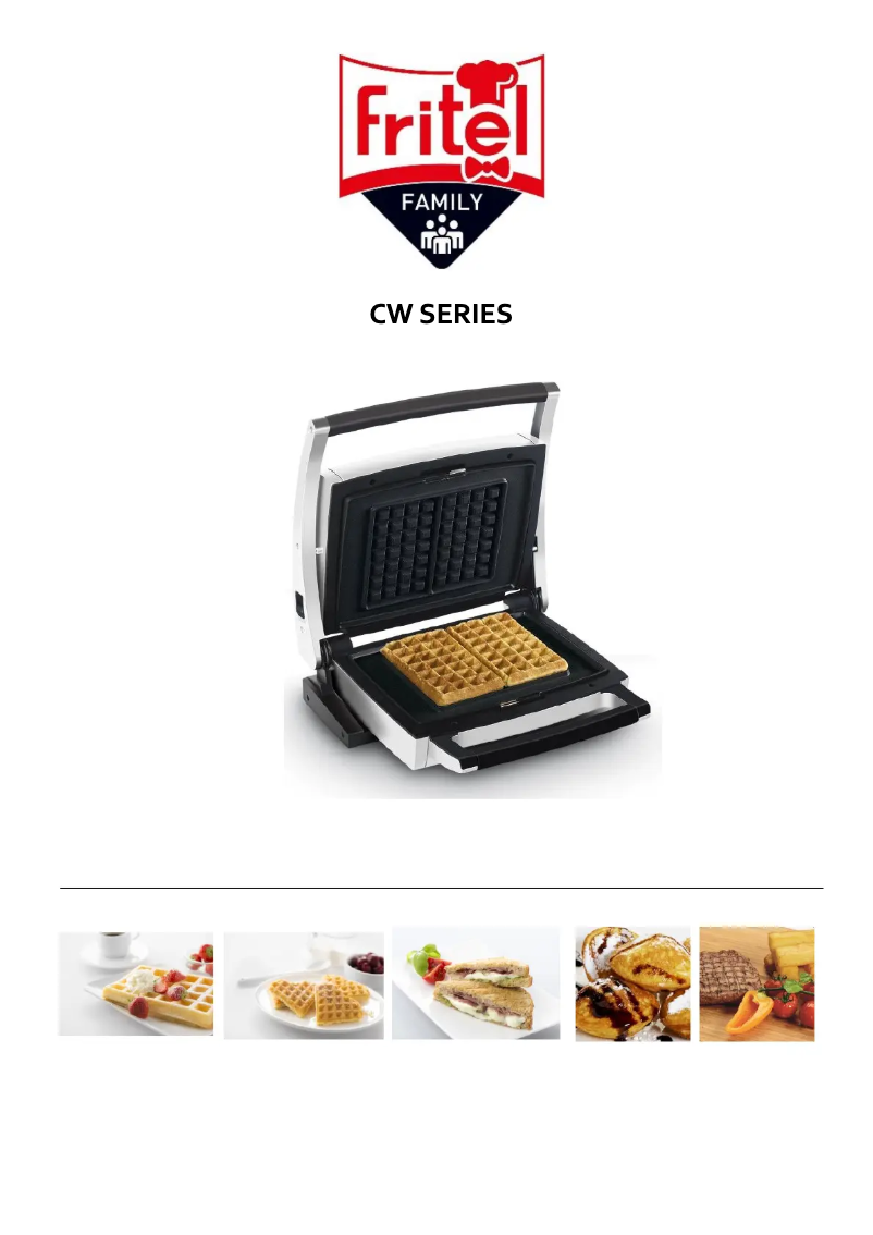 Página 1 del manual Manual de usuario Fritel CW 2458