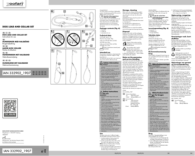 Página 1 del manual Manual de usuario Zoofari IAN 332902