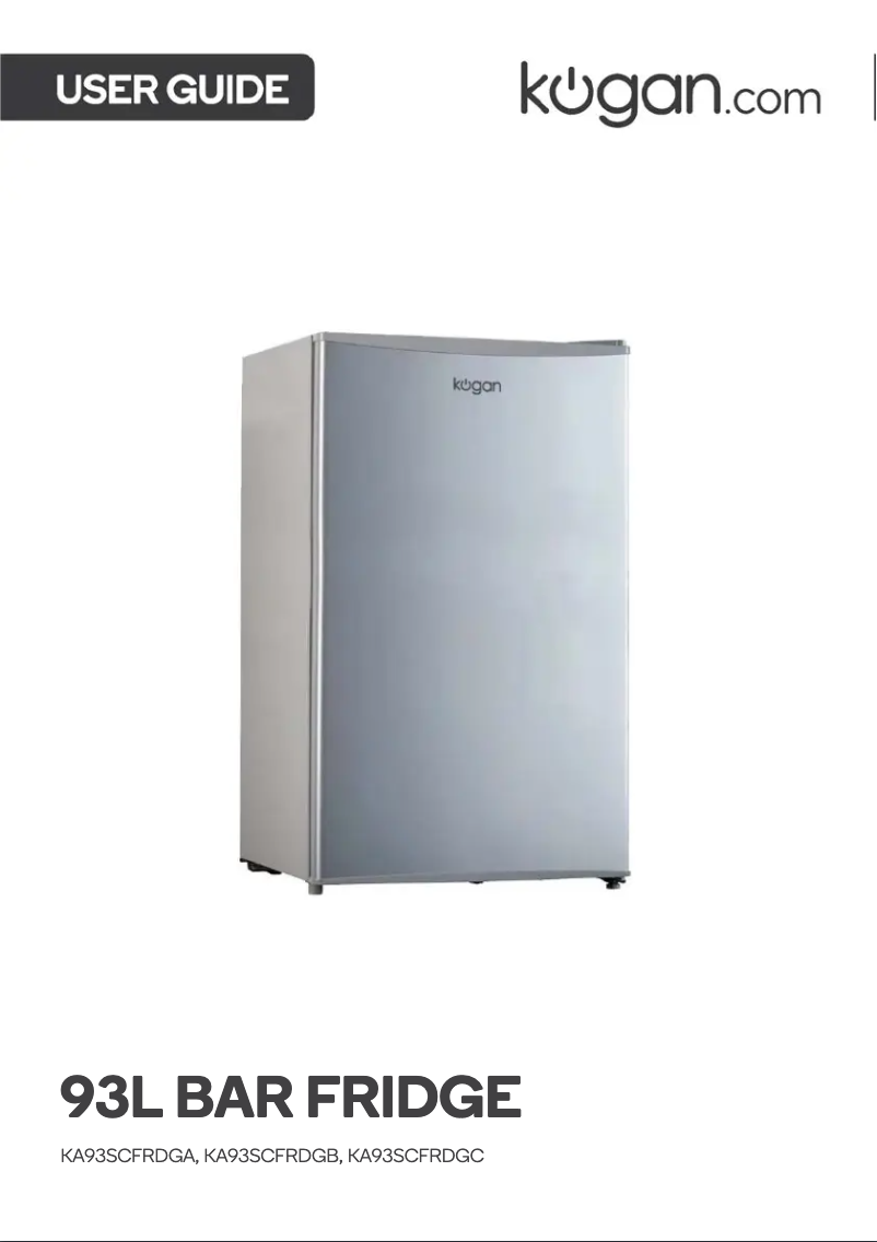 Página 1 del manual Manual de usuario Kogan KA93SCFRDGB