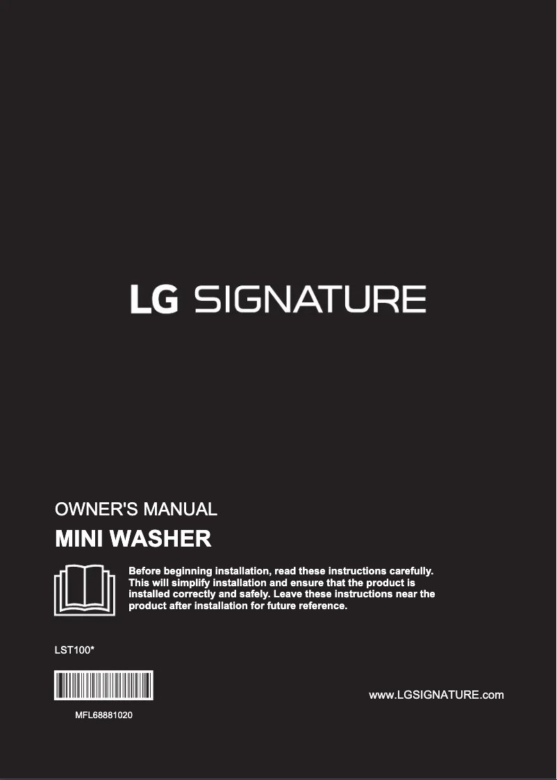 Página 1 del manual Manual de usuario LG FH8G5XDN3