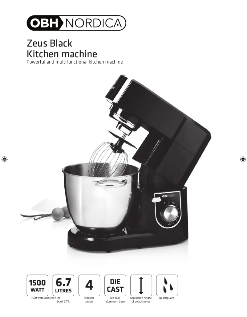 Imagen de la primera página del manual del dispositivo Zeus 6695