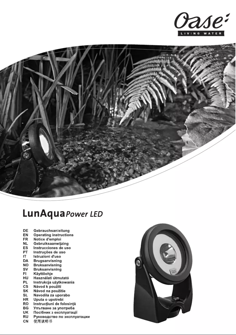 Página 1 del manual Manual de usuario Oase LunAqua Power LED