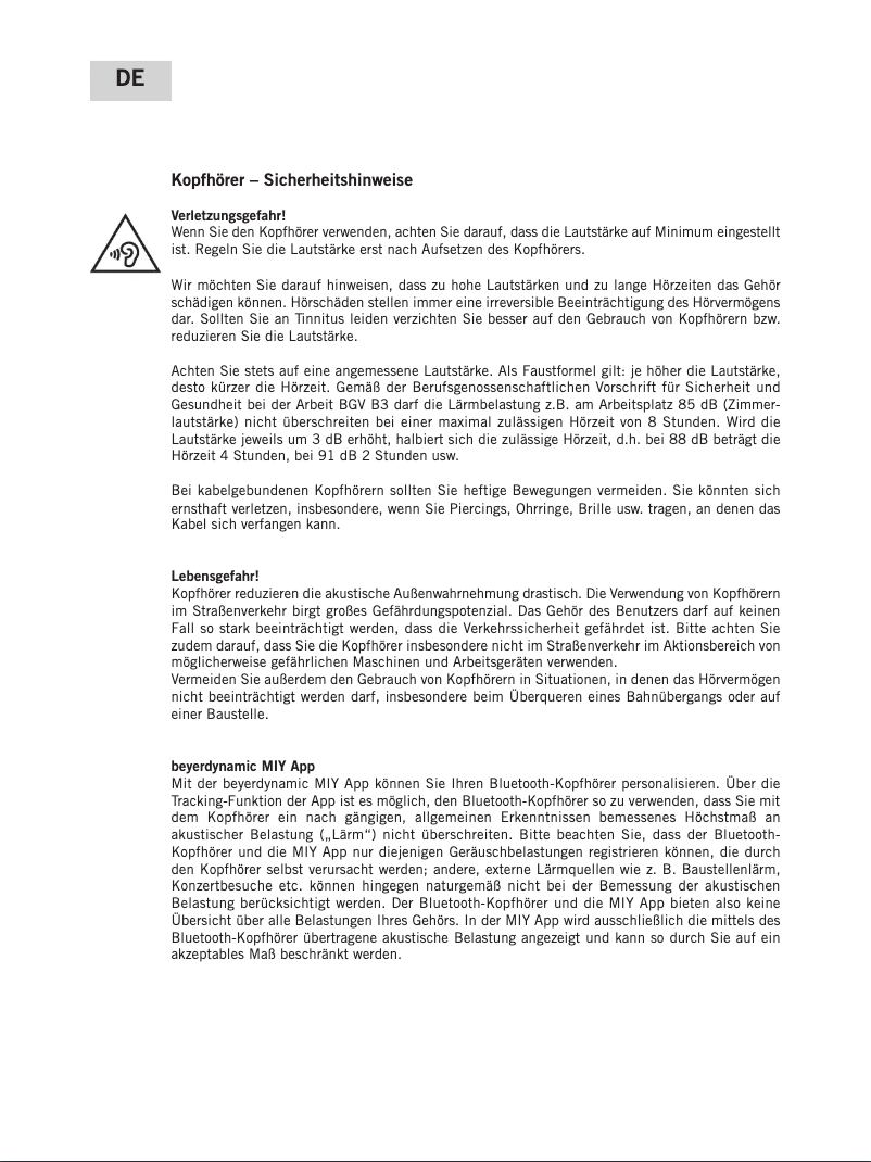 Página 1 del manual Instrucciones / montaje Beyerdynamic Aventho Wireless