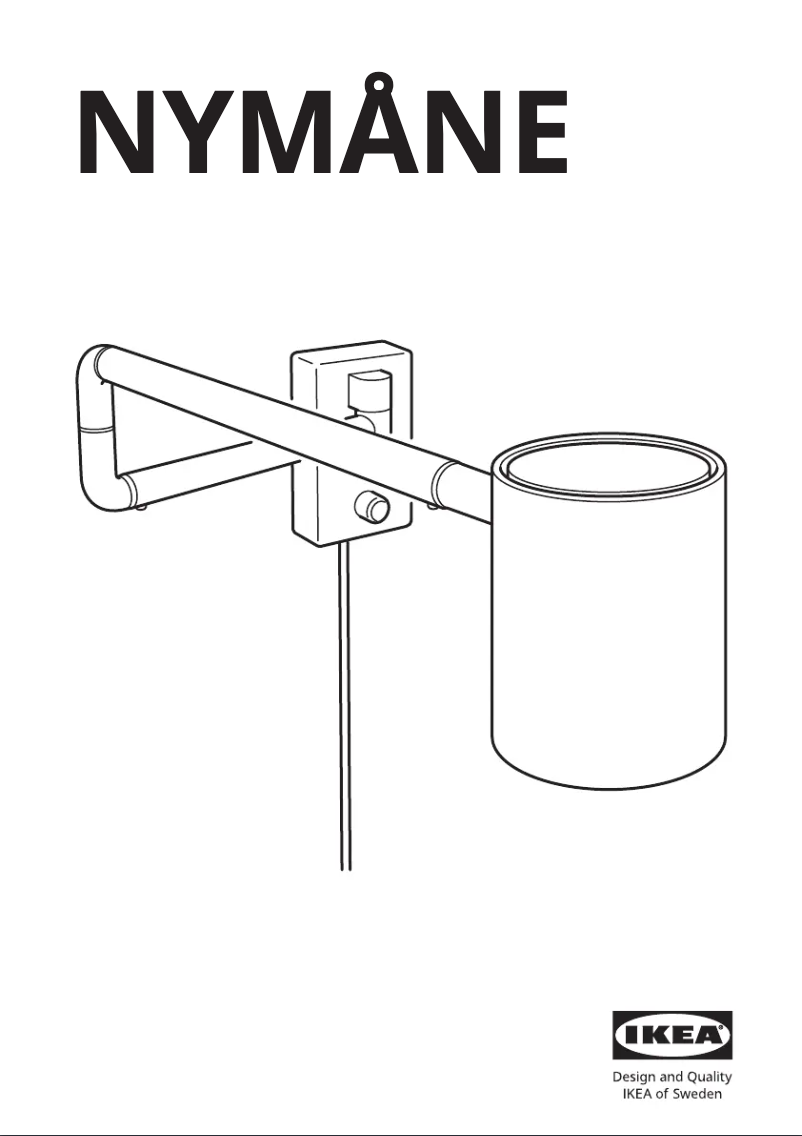 Imagen de la primera página del manual del dispositivo NYMÅNE 403.569.08