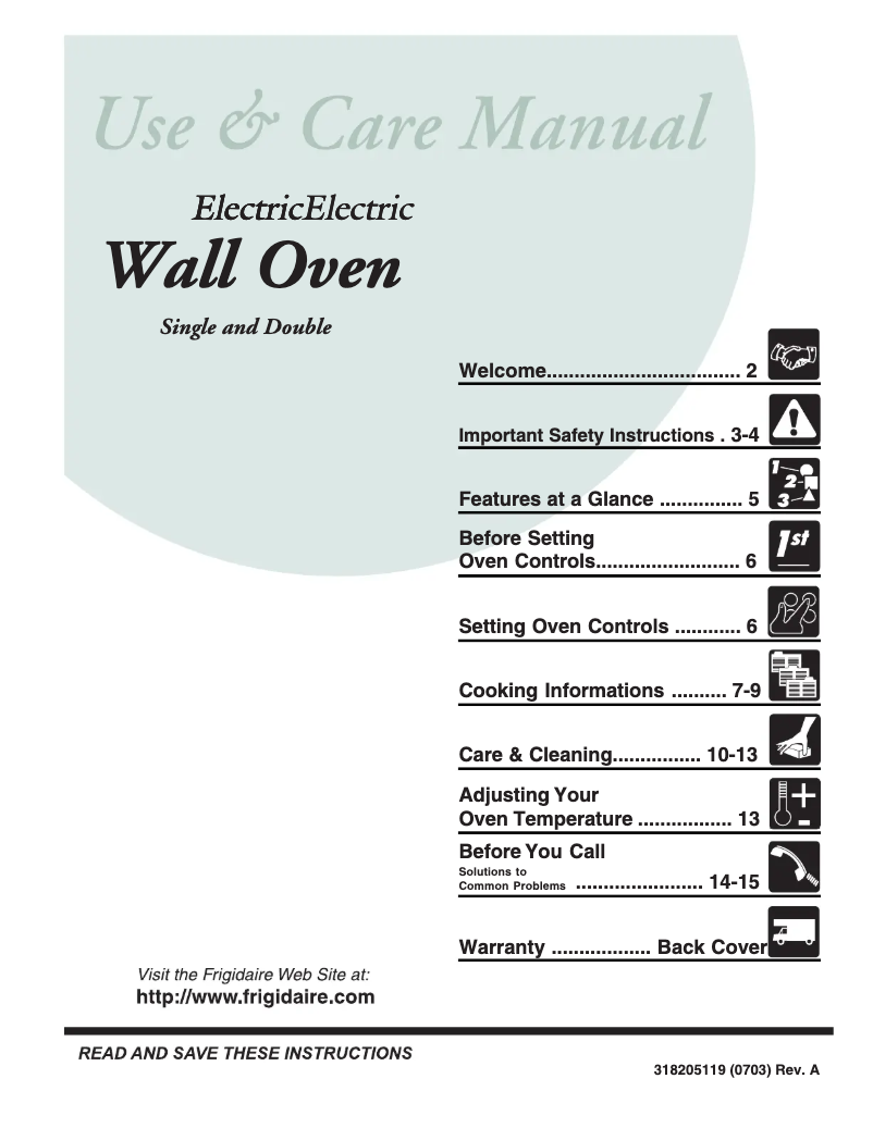 Imagen de la primera página del manual del dispositivo PLEB30T9FC