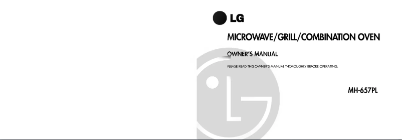 Imagen de la primera página del manual del dispositivo MH-657PL