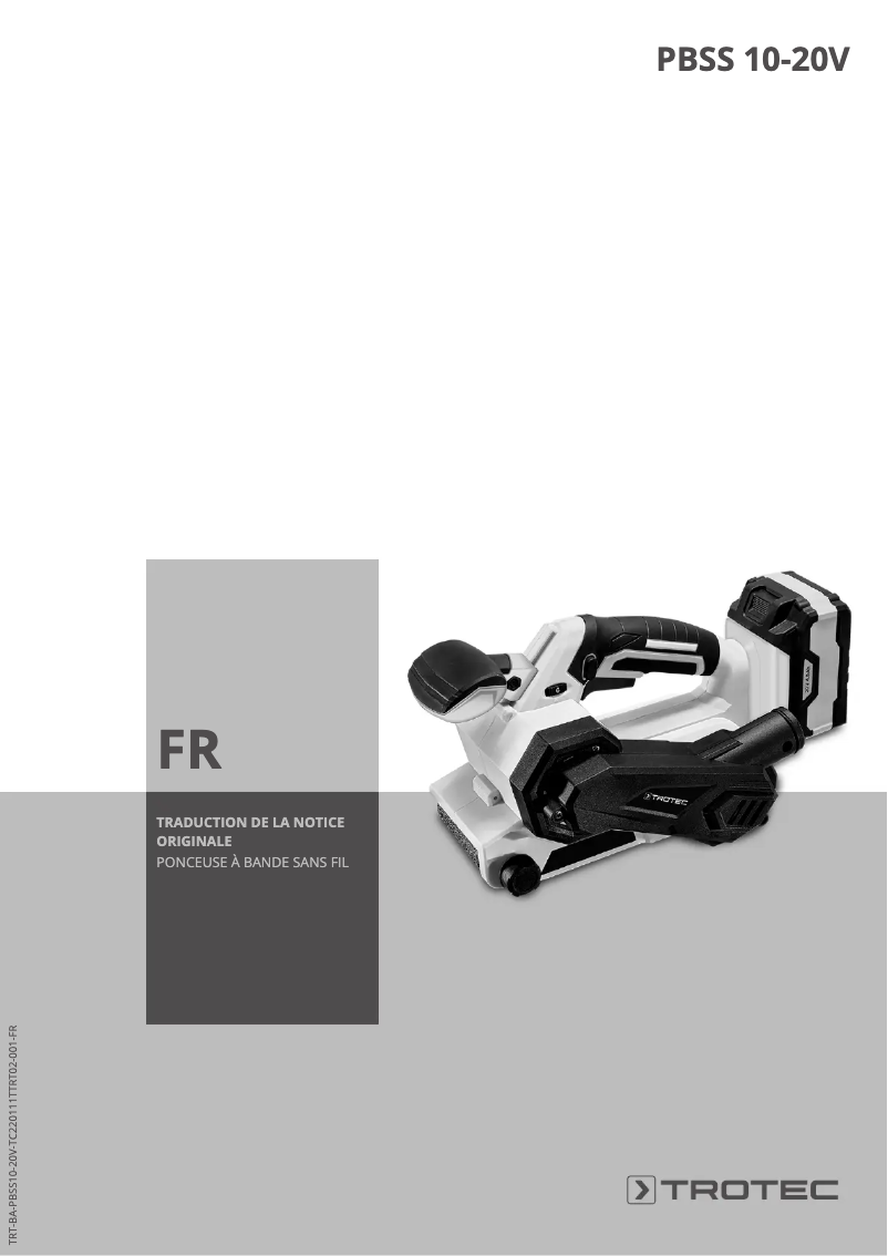 Imagen de la primera página del manual del dispositivo PBSS 10-20V