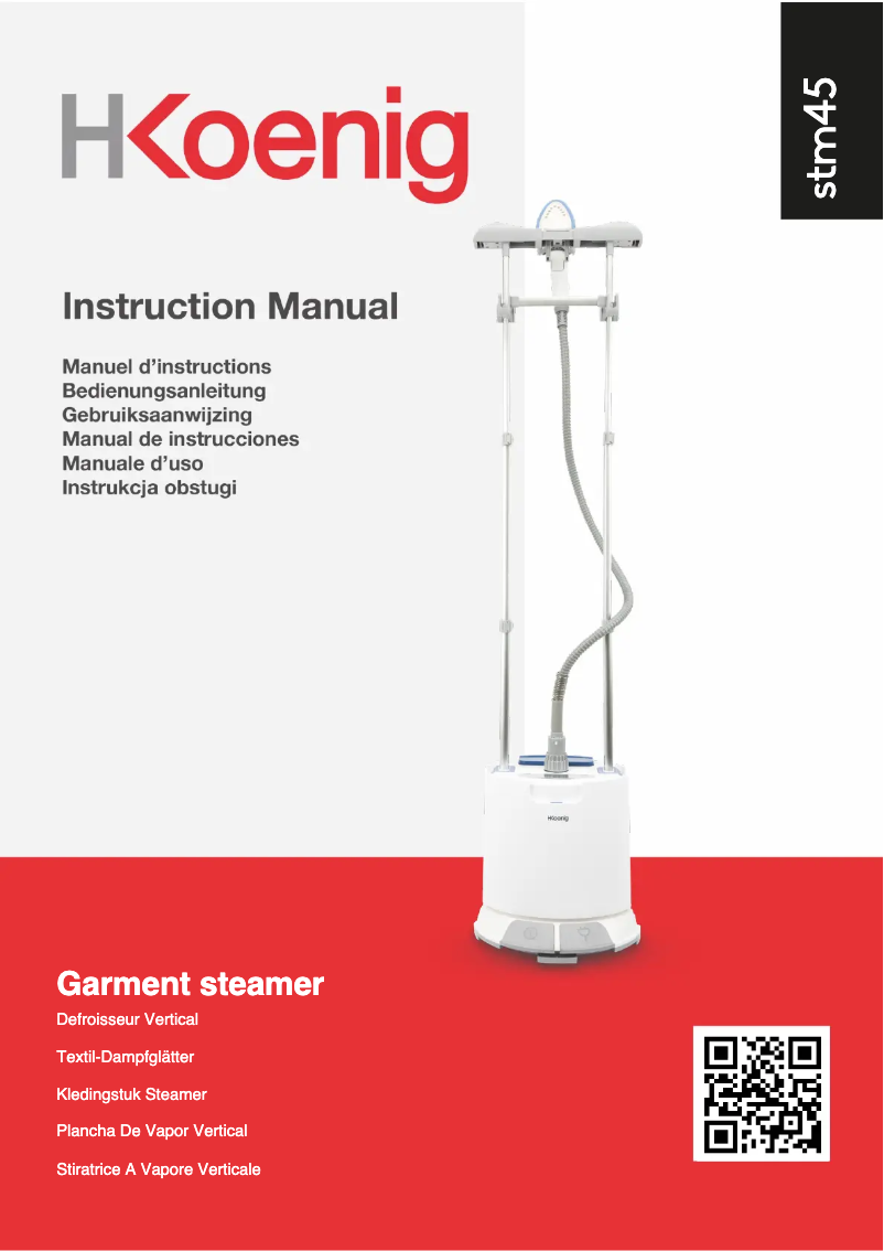 Imagen de la primera página del manual del dispositivo STM45