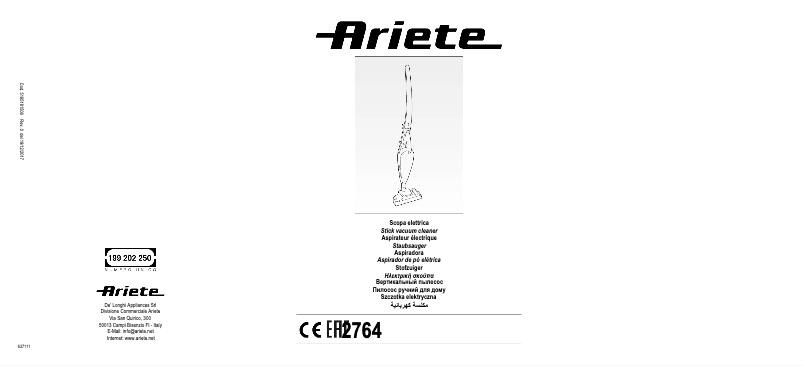 Página 1 del manual Manual de usuario Ariete Evo 2 in 1 2764