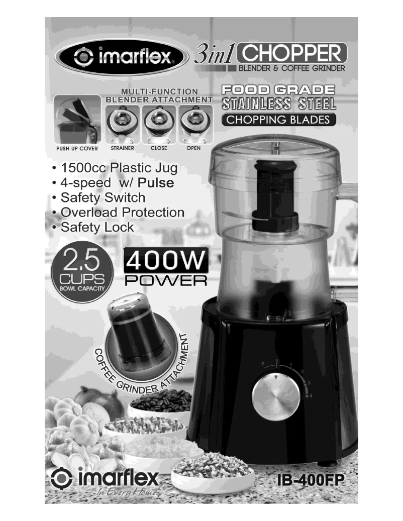 Página 1 del manual Manual de usuario Imarflex IB-400FP