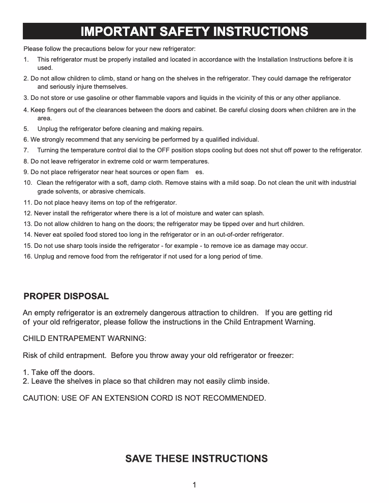 Imagen de la primera página del manual del dispositivo CR180