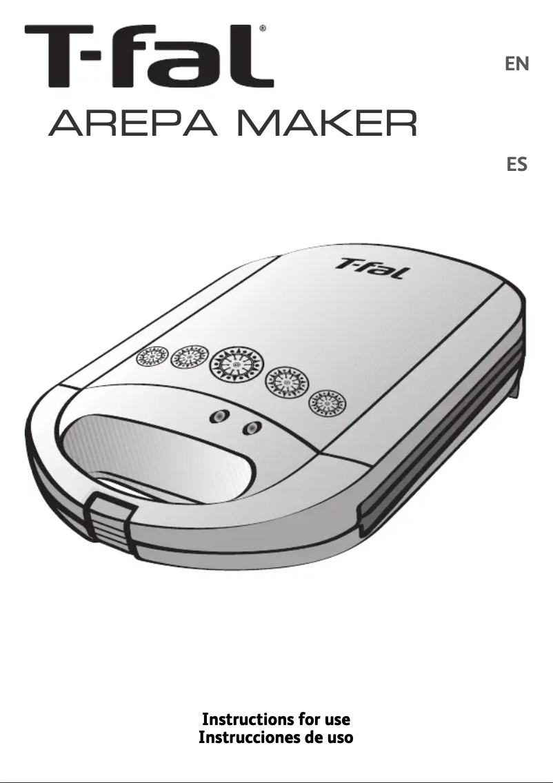 Página 1 del manual Manual de usuario Tefal Arepa Maker SM1719