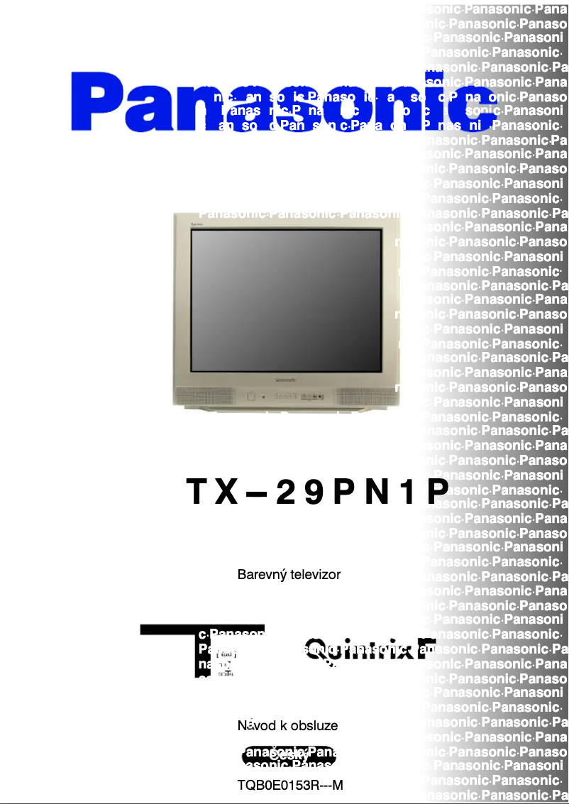 Imagen de la primera página del manual del dispositivo TX-29PN1P