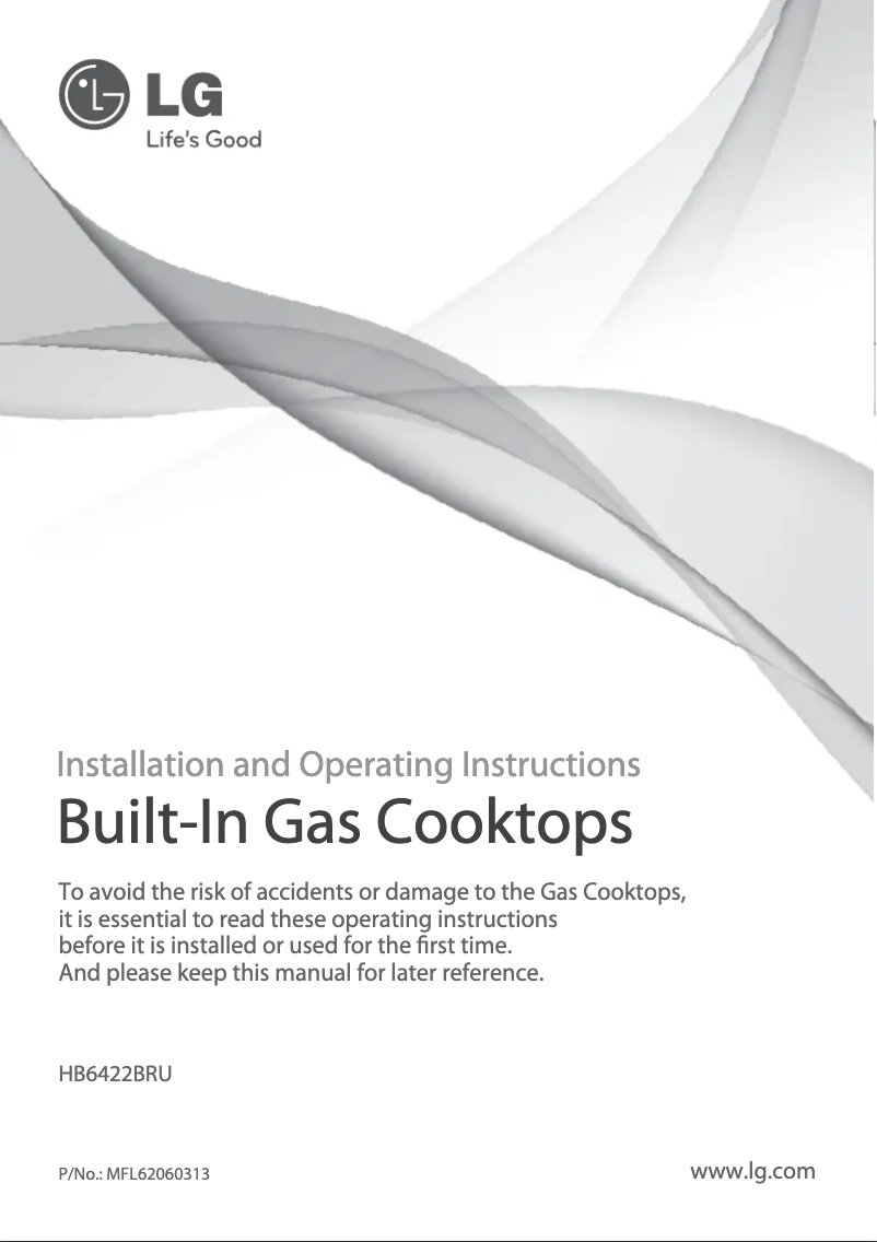 Imagen de la primera página del manual del dispositivo HB6422B