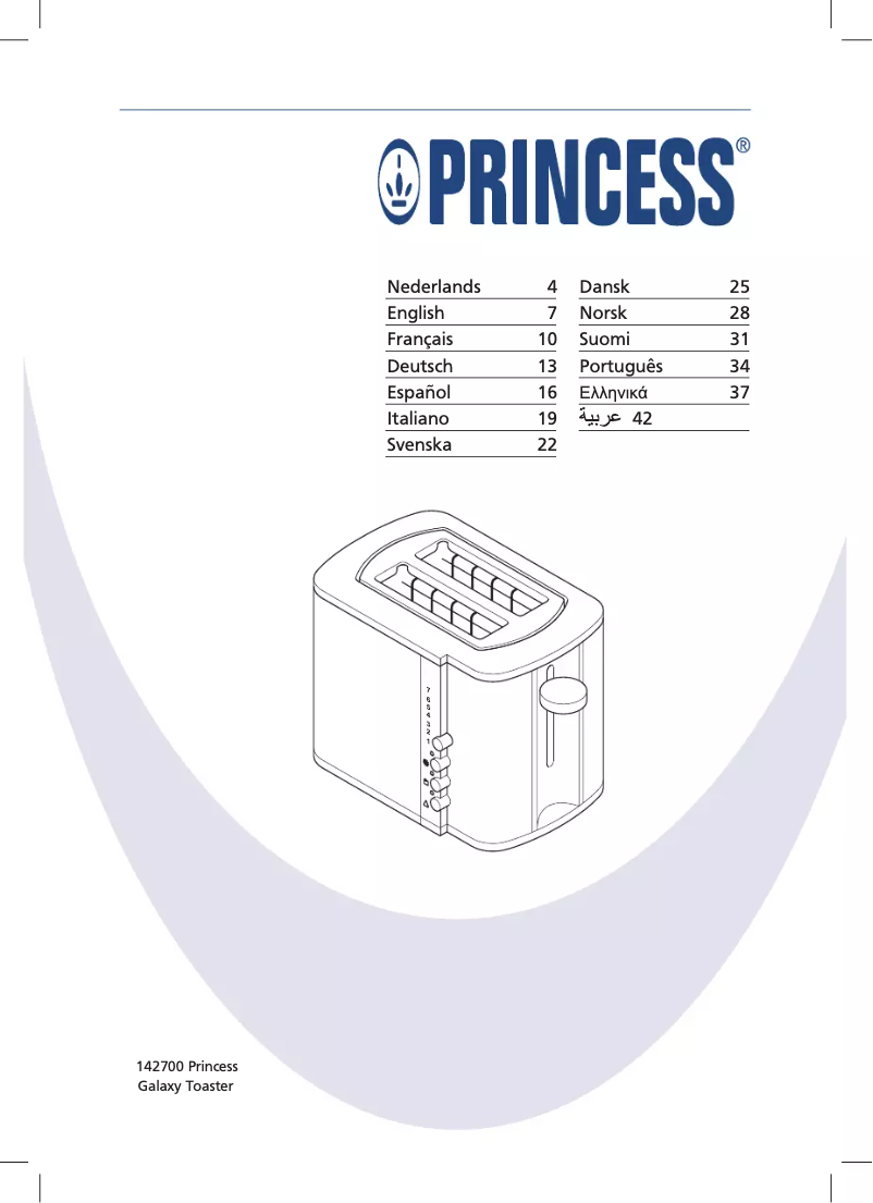 Página nº 1 - Manual de usuario Princess 142700 Galaxy