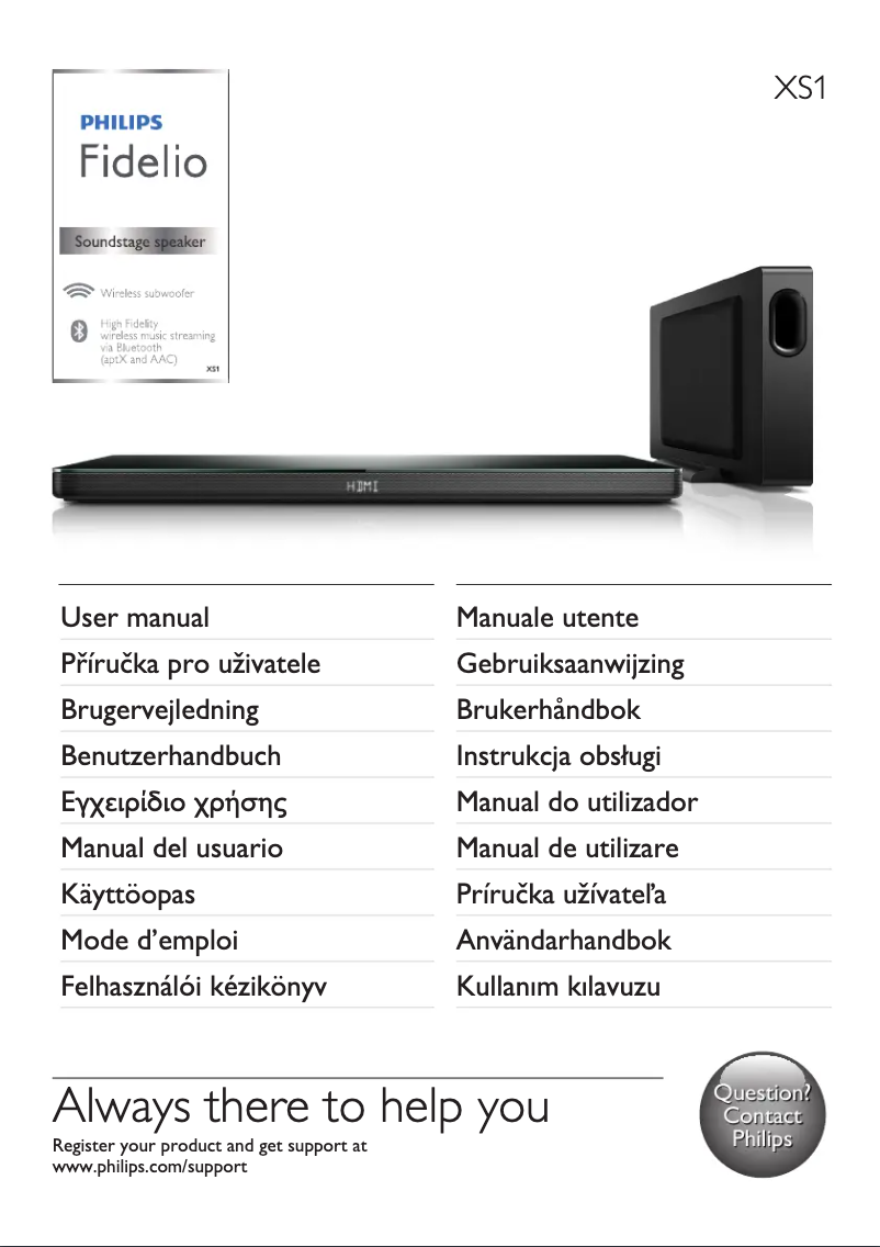 Imagen de la primera página del manual del dispositivo XS1