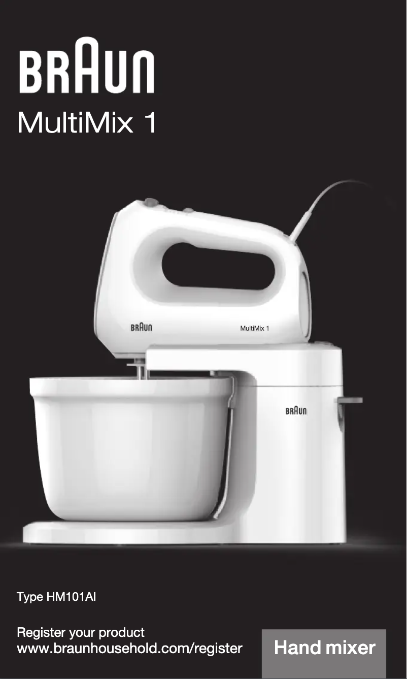 Página 1 del manual Manual de usuario Braun MultiMix 1