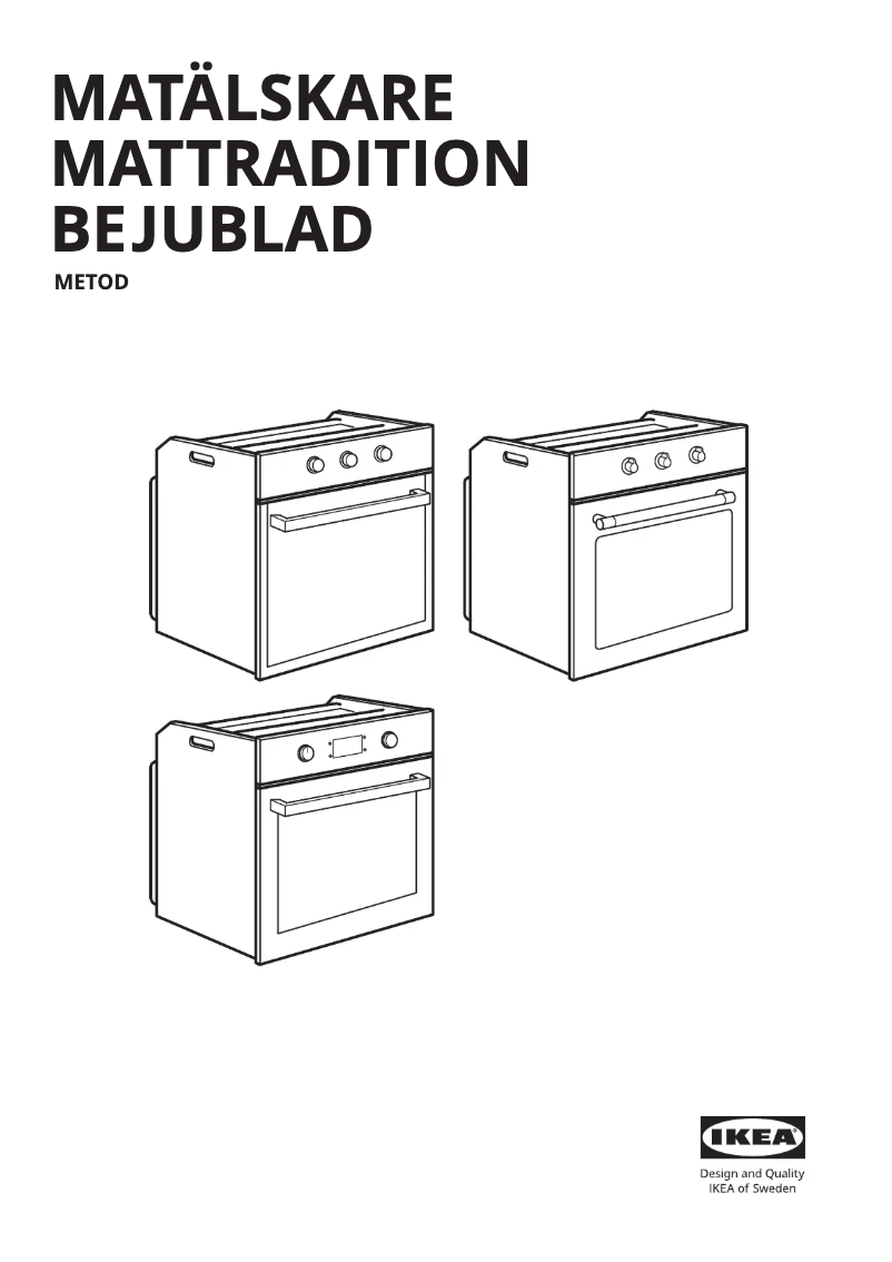 Página 1 del manual Manual de usuario Ikea MATTRADITION 203.687.85