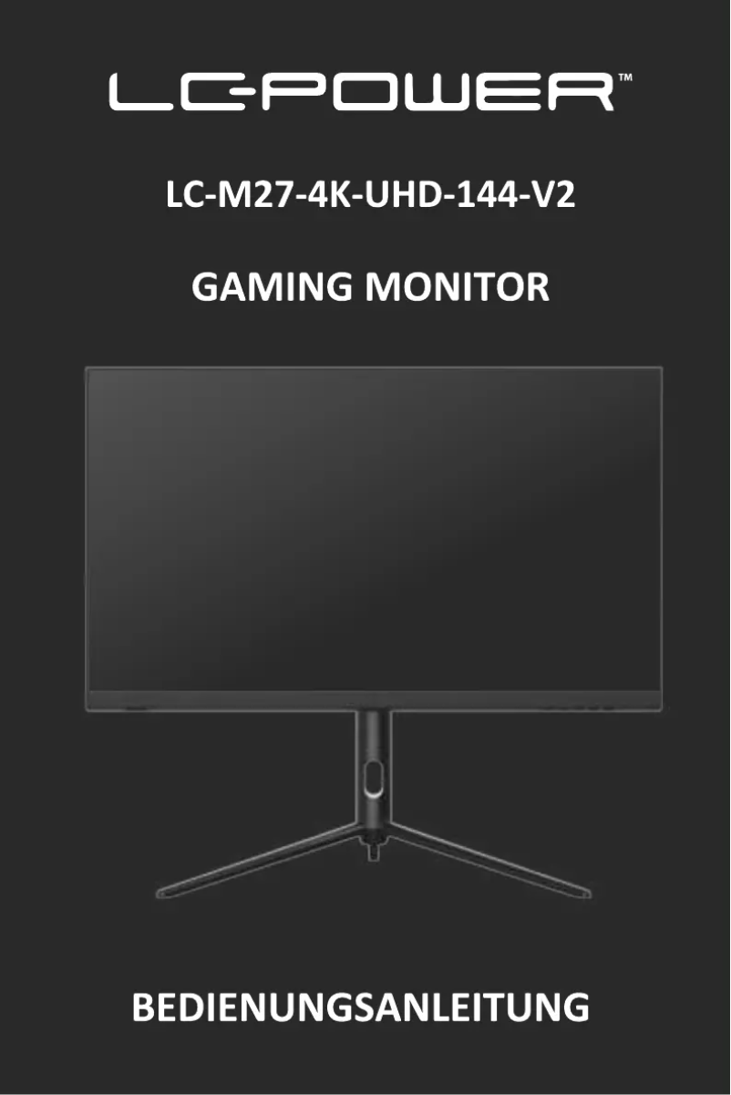 Página 1 del manual Manual de usuario LC-Power LC-M27-4K-UHD-144-V2