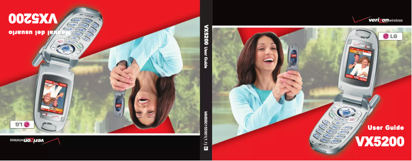Imagen de la primera página del manual del dispositivo VX5200