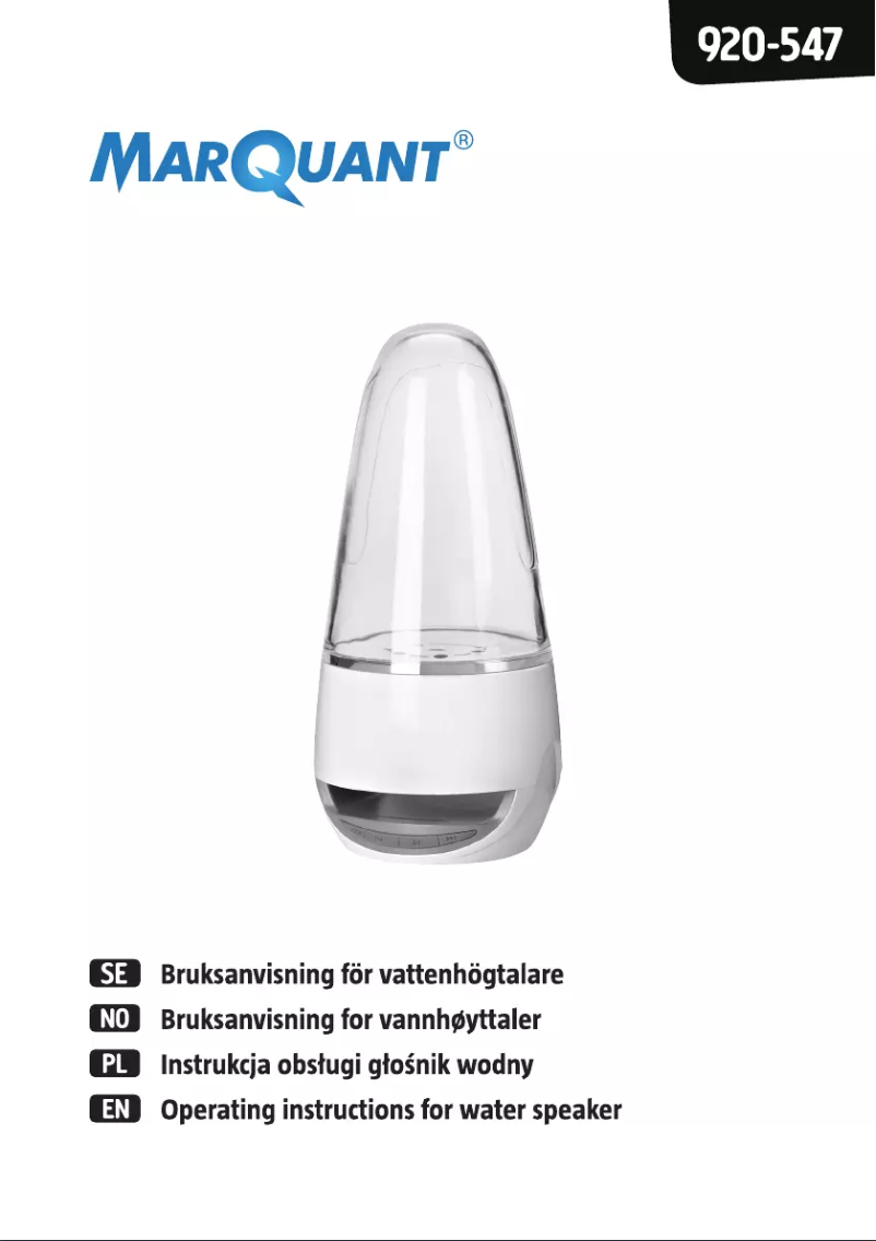 Imagen de la primera página del manual del dispositivo 920-547