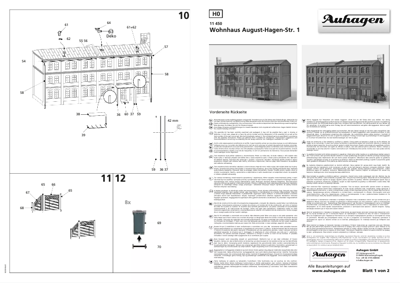Imagen de la primera página del manual del dispositivo 11450