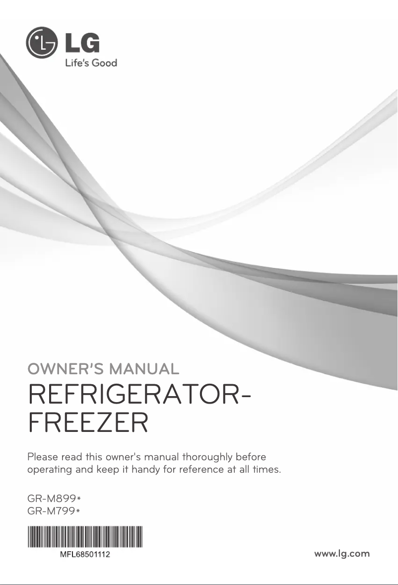 Imagen de la primera página del manual del dispositivo GR-M899HN