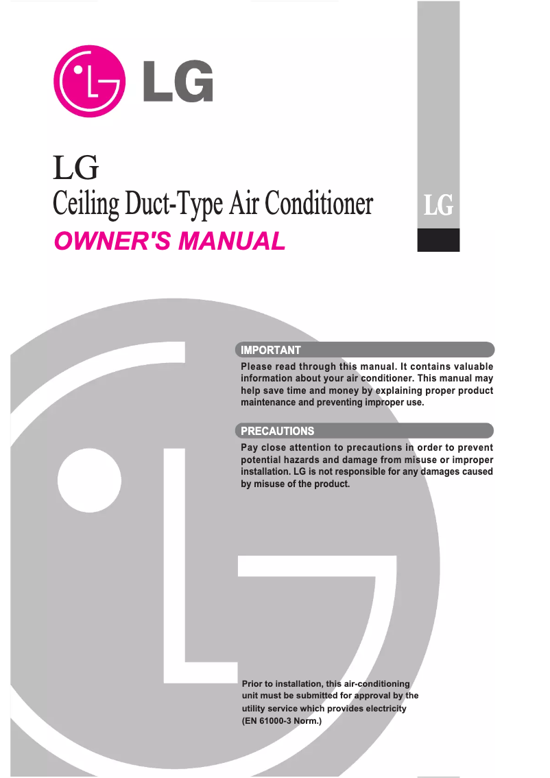 Página 1 del manual Manual de usuario LG TPNC488TLC1