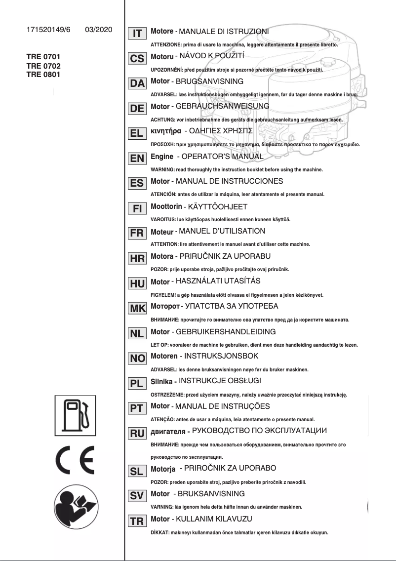 Imagen de la primera página del manual del dispositivo Park 120