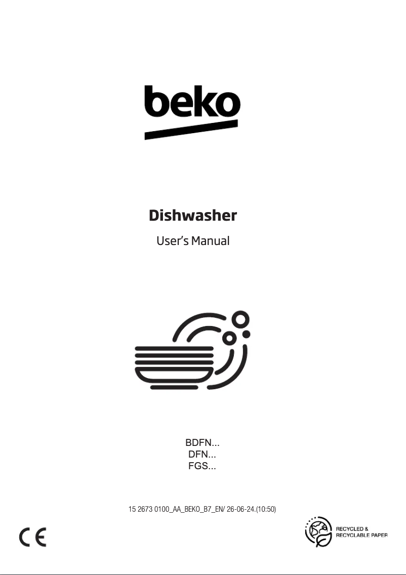 Página 1 del manual Manual de usuario Beko BDFN26561AC