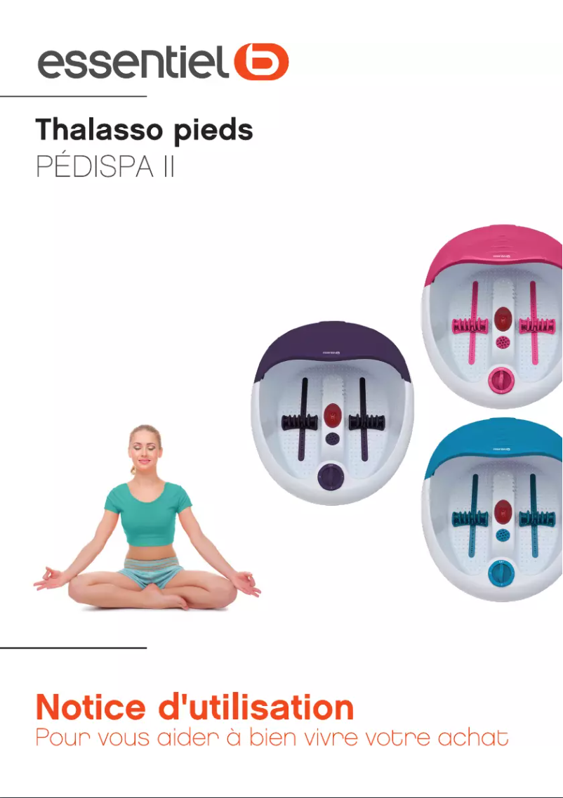 Página 1 del manual Manual de usuario Essentiel B Pedispa II ETP 5
