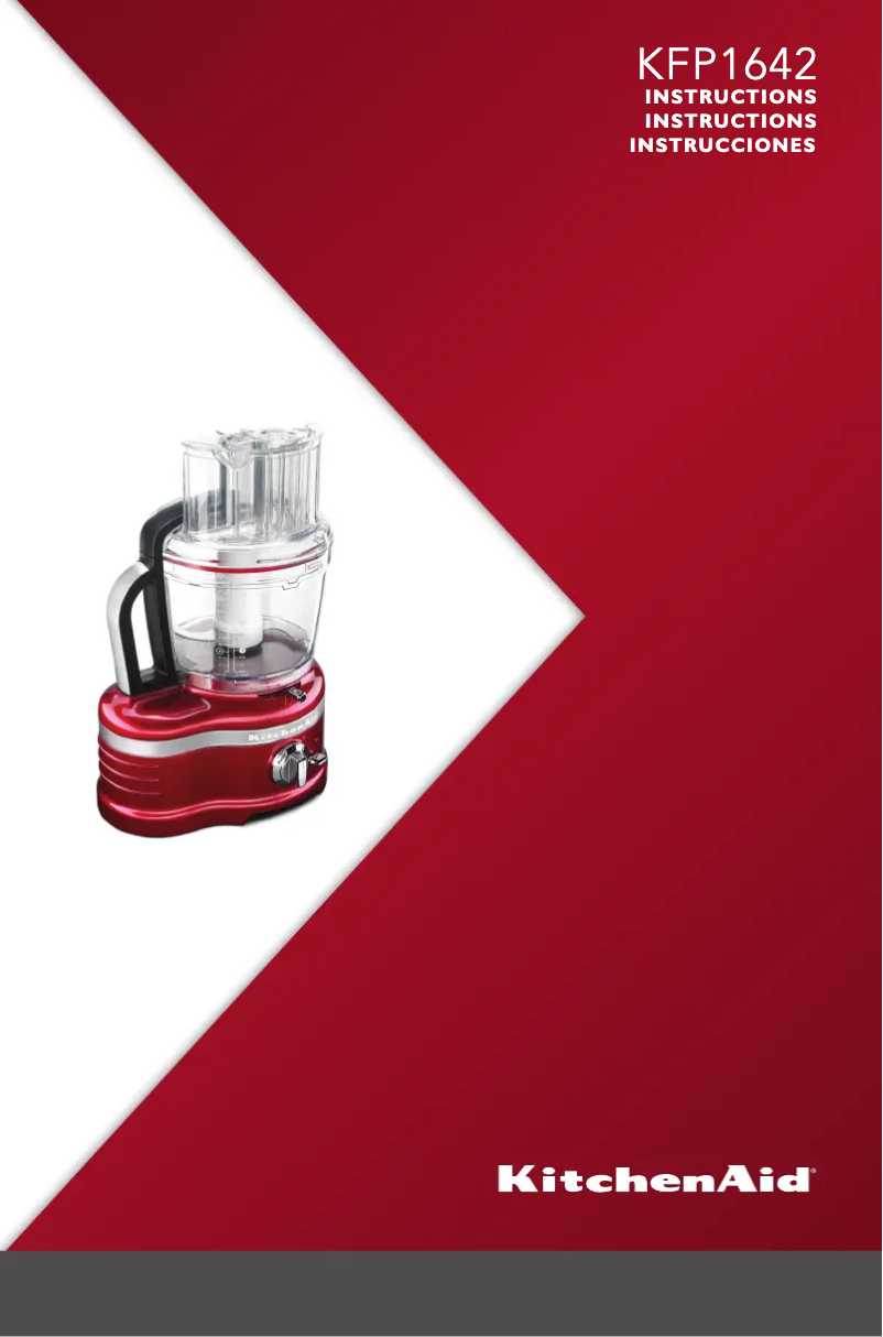 Imagen de la primera página del manual del dispositivo KFP1642SR