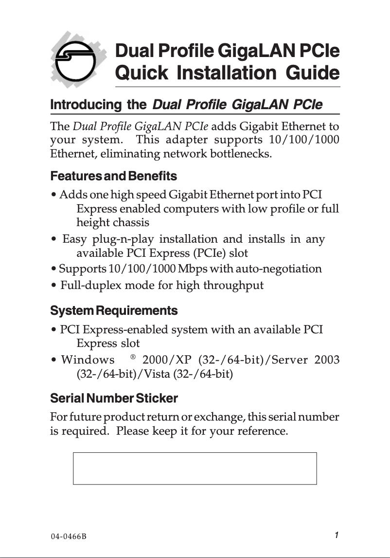 Imagen de la primera página del manual del dispositivo CN-GP1021-S1