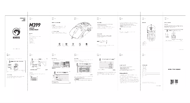 Imagen de la primera página del manual del dispositivo M399