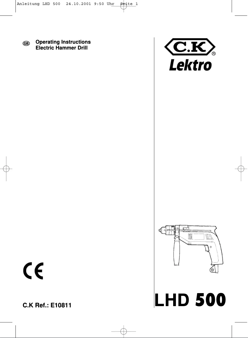 Página 1 del manual Manual de usuario Einhell LHD 500