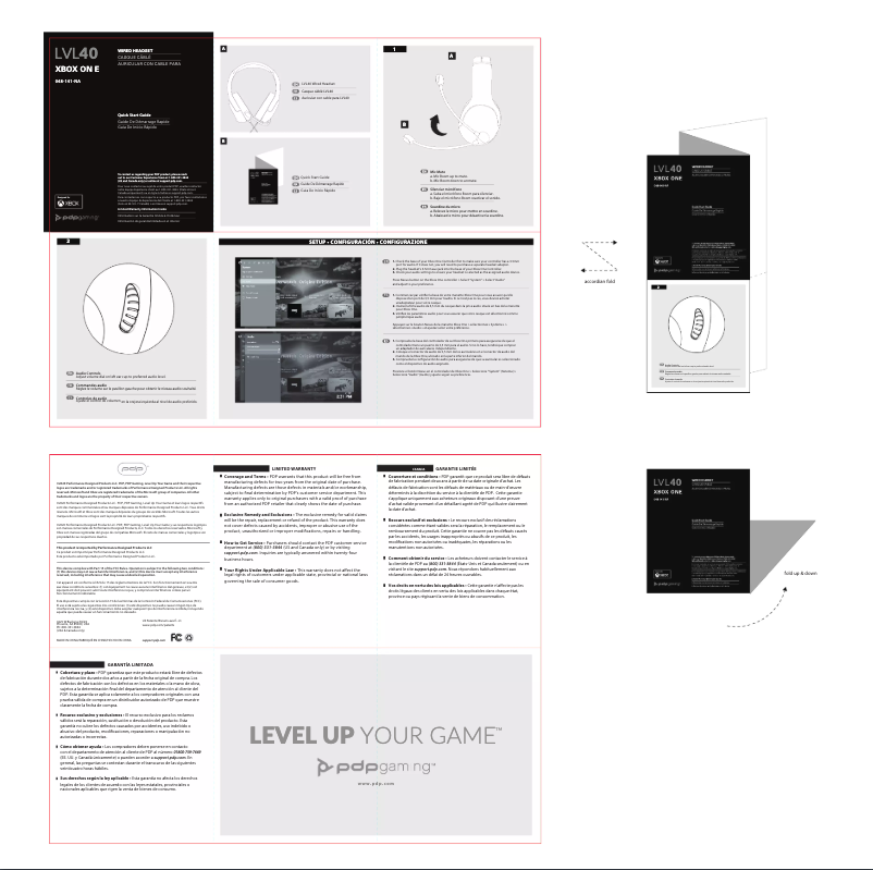 Página nº 1 - Manual de usuario PDP LVL40
