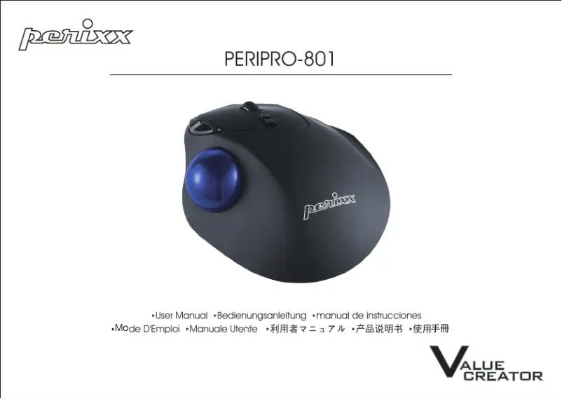 Página 1 del manual Manual de usuario Perixx PERIPRO-801