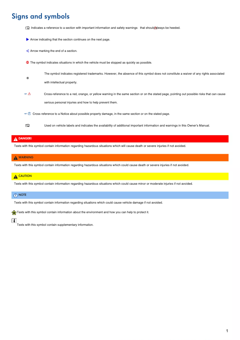Imagen de la primera página del manual del dispositivo Passat (2017)