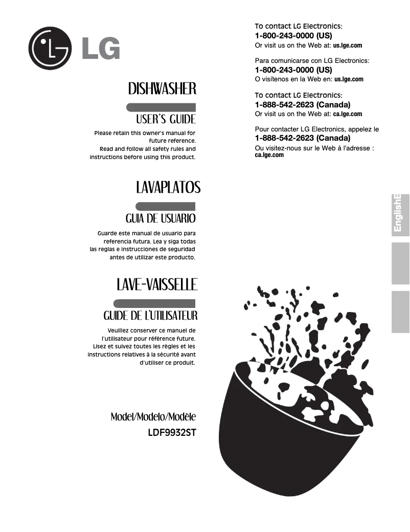 Página nº 1 - Manual de usuario LG LDF9932ST