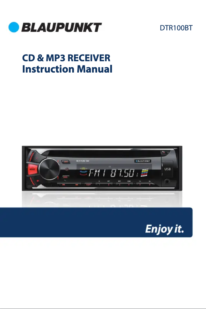 Imagen de la primera página del manual del dispositivo Detroit 100 BT